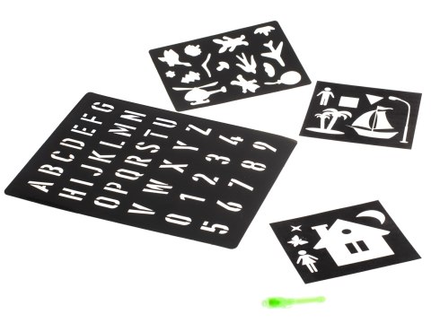 Magiczna tablica do rysowania światłem + długopis UV kreatywny zestaw Kik Sp. z o. o. Sp. k.