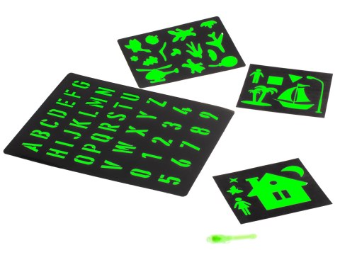 Magiczna tablica do rysowania światłem + długopis UV kreatywny zestaw Kik Sp. z o. o. Sp. k.