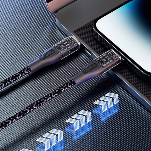 Przewód kabel do szybkiego ładowania USB-C 120W 1m szary DUDAO