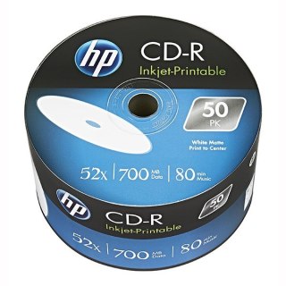 HP CD-R 52x 700MB 50P Printable CRE00070WIP-3 69301 Verbatim