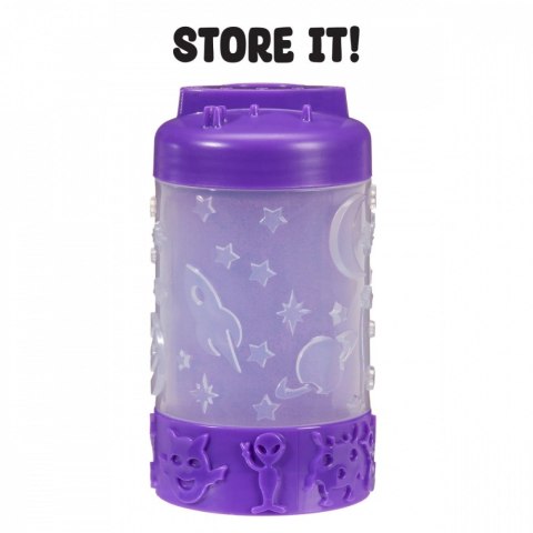 Piasek kinetyczny Wonder Factory Never Dry Sand Bag, Fioletowy, turkusowy MGA