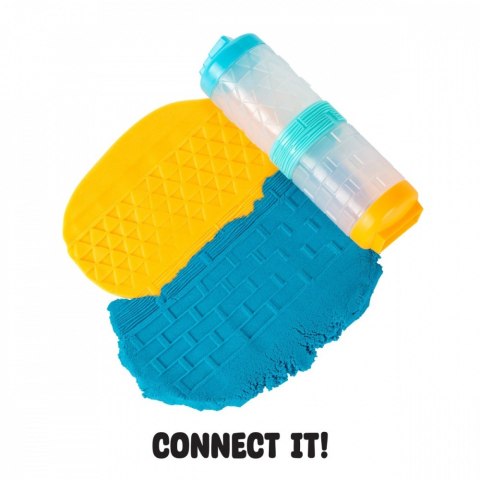 Piasek kinetyczny Wonder Factory Never Dry Sand Bag, Fioletowy, turkusowy MGA