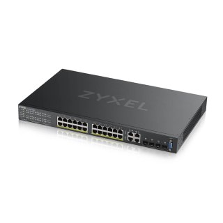 GS2220-28HP 24xGbE L2 PoE Switch GbE Uplink 1Y NCC Pro Pack LIC GS2220-28HP-EU0101F Zyxel