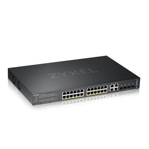 GS2220-28HP 24xGbE L2 PoE Switch GbE Uplink 1Y NCC Pro Pack LIC GS2220-28HP-EU0101F Zyxel