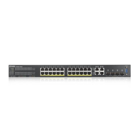 GS2220-28HP 24xGbE L2 PoE Switch GbE Uplink 1Y NCC Pro Pack LIC GS2220-28HP-EU0101F Zyxel