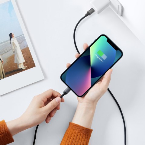 Kabel do szybkiego ładowania iPhone USB-C - Lightning PD 20W 1m czarny UGREEN