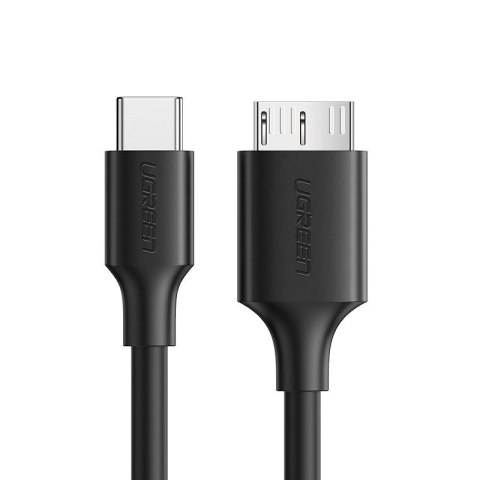 Kabel przewod USB-C - micro USB-B SuperSpeed 3.0 1m czarny UGREEN