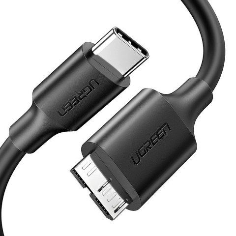 Kabel przewod USB-C - micro USB-B SuperSpeed 3.0 1m czarny UGREEN