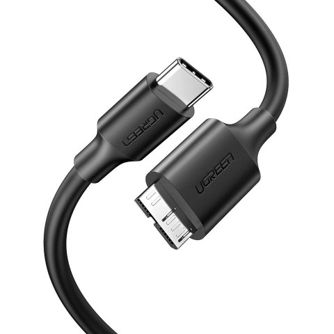 Kabel przewod USB-C - micro USB-B SuperSpeed 3.0 1m czarny UGREEN