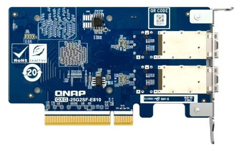 Karta sieciowa QXG-25G2SF-E810 2 port 25GbE NIC QNAP