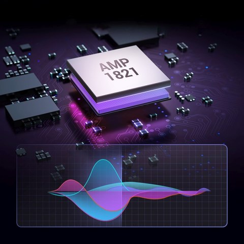 Mikrofon stojący na biurko USB-A RGB LED - srebrny UGREEN