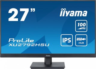 Monitor ProLite XU2792HSU-B6 27 cali IPS,FHD,HDMI,DP,100Hz,4xUSB3.2,SLIM,2x2W IIYAMA