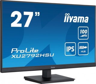 Monitor ProLite XU2792HSU-B6 27 cali IPS,FHD,HDMI,DP,100Hz,4xUSB3.2,SLIM,2x2W IIYAMA