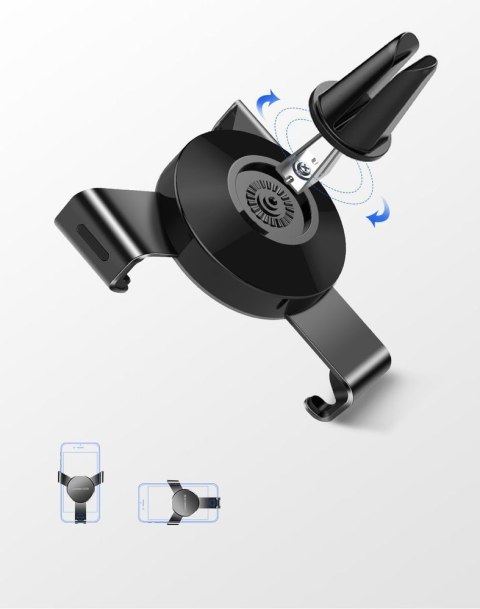 Samochodowy uchwyt grawitacyjny na nawiew kratkę wentylacyjną szary UGREEN