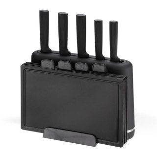 Zestaw noży + desek na podstawce MR-1412-BLACK Feel-Maestro