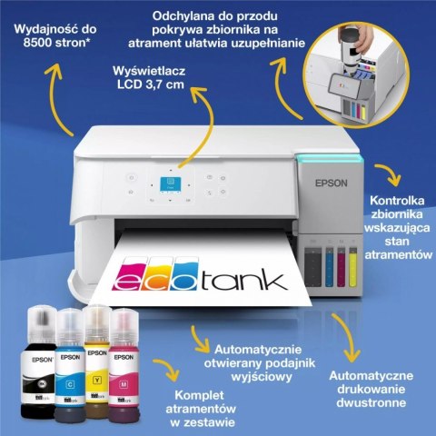 Urządzenie wielofunkcyjne L4366 ITS A4/33ppm/WiFi-d/duplex/5.2kg/biala Epson