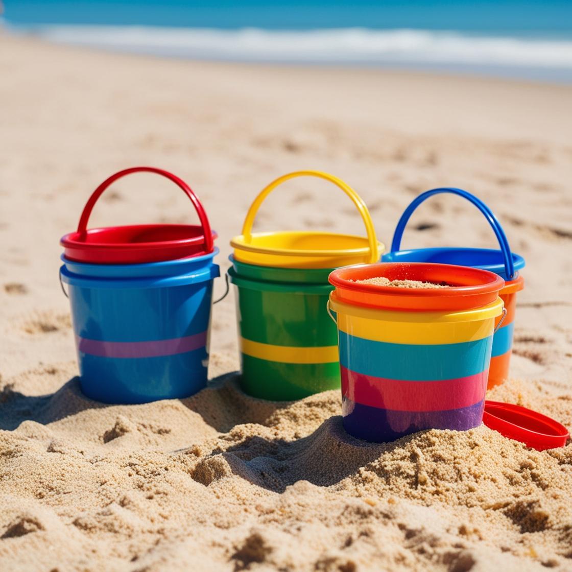 Wiaderka do piasku dla dzieci